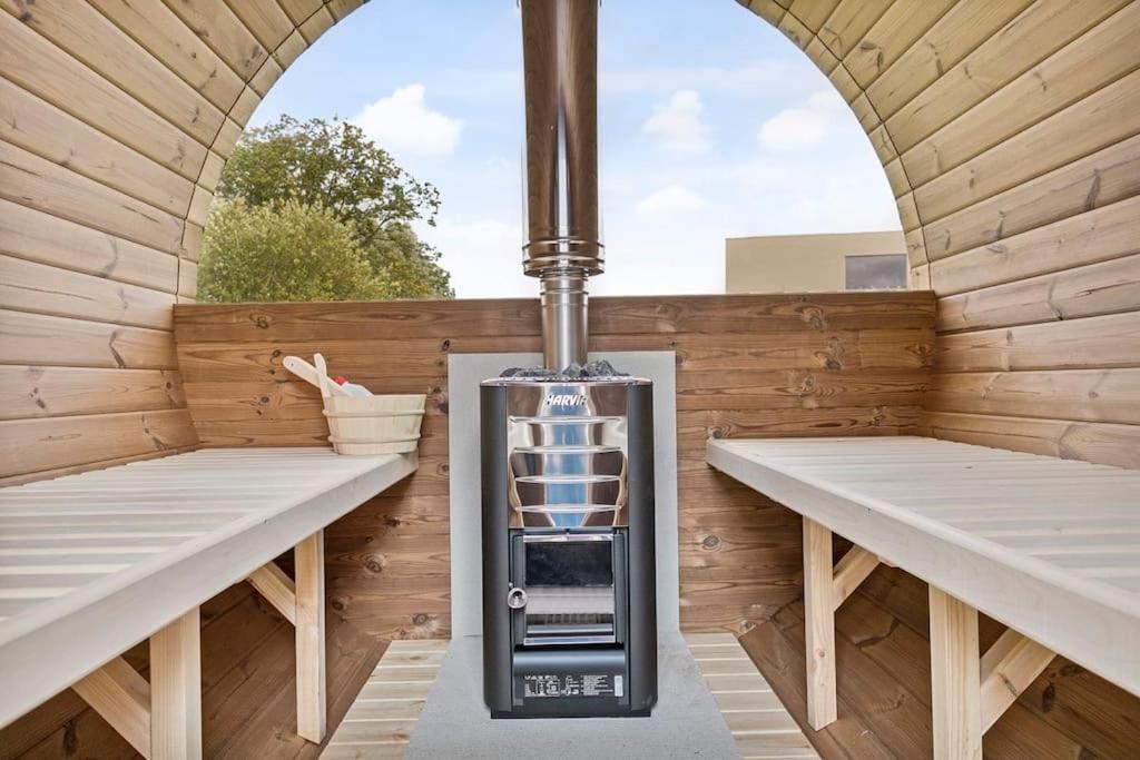 Schitterende Loft Met Jacuzzi En Sauna In 메헬렌 외부 사진